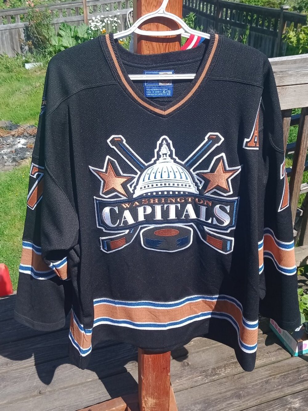 1997 Adam Oates Washington Capitals Starter NHL hockey jersey (XL)